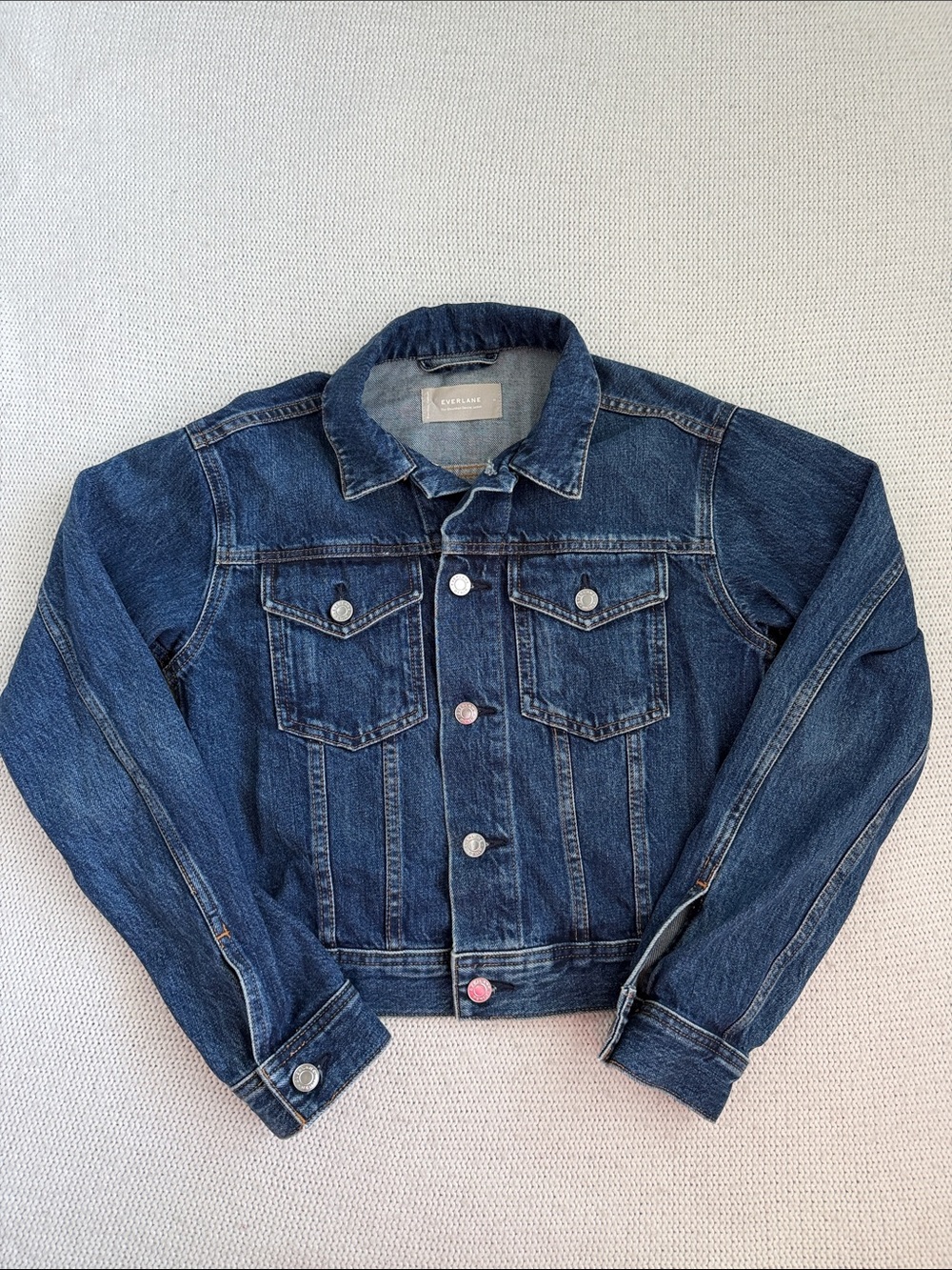 Everlane The Shrunken Denim Jacket Size Small